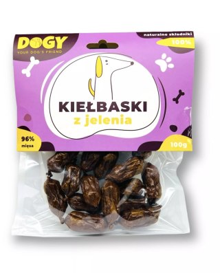 DOGY - Kiełbaski z jelenia 100g