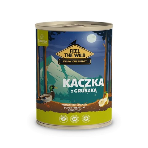 Pokusa Feel The Wild - kaczka z gruszką 400 g