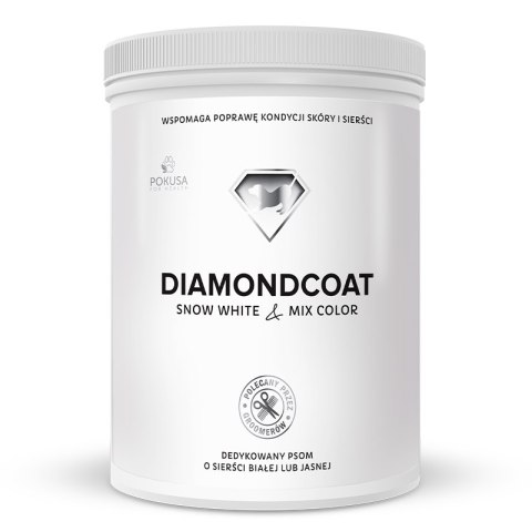 Pokusa Diamondcoat SnowWhite & MixColor - poprawa kondycji okrywy włosowej dla psów