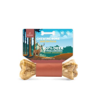 Pokusa FEEL THE WILD chewing bone DEER - hipoalergiczna kość do żucia 100% jeleń