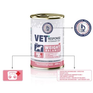 VET RESPONSE VETERINARY DIET WEIGHT-BALANCE 400 g