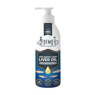 ATLANTIC COD LIVER OIL - TRAN Z WĄTROBY DORSZA DLA PSA I KOTA