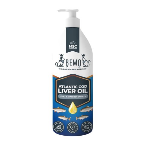 ATLANTIC COD LIVER OIL - TRAN Z WĄTROBY DORSZA DLA PSA I KOTA