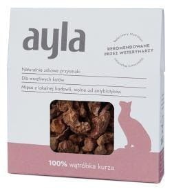 AYLA wątróbki kurze - liofilizowane przysmaki dla kota (28g)