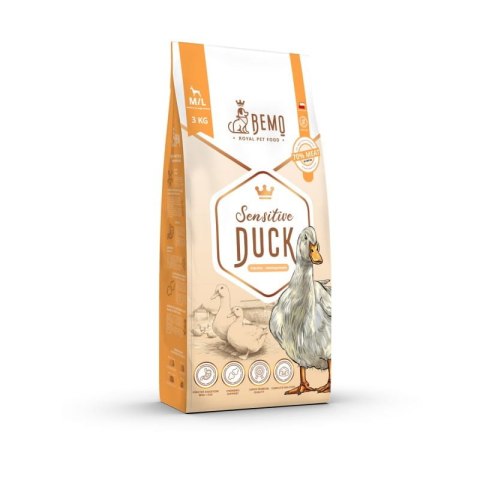 BEMO SENSITIVE DUCK - KARMA SUCHA DLA PSA Z KACZKĄ Średnie i Duże Rasy M/L 1kg