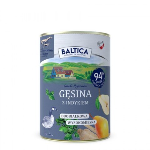 Baltica Gęsina z indykiem 400g