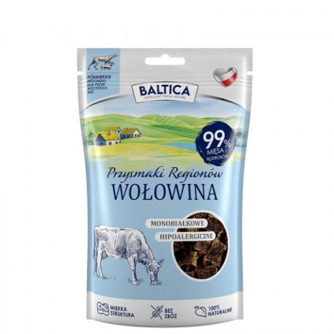 Baltica Półmiękkie przysmaki dla psów z wołowiny 80g