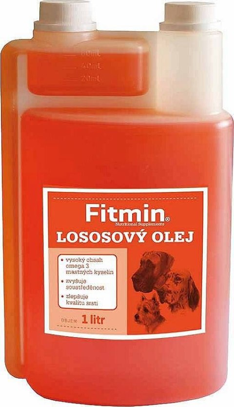 Fitmin Olej z łososia dla psa i kota poj. 1000ml