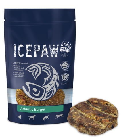 ICEPAW Atlantic Burger - przekąska rybna dla psów ( 3 szt.)