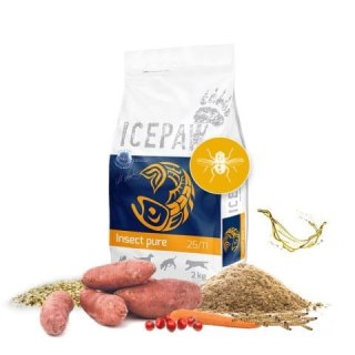 ICEPAW Insect Pure karma z owadów dla dorosłych psów, 2 kg