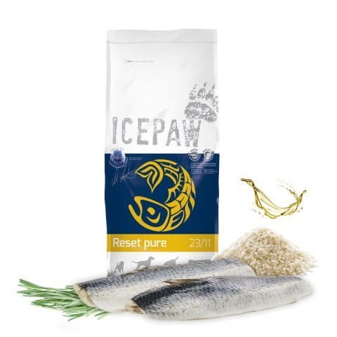 ICEPAW Reset Pure śledź karma dla psów z nietolerancją pokarmową, 2 kg