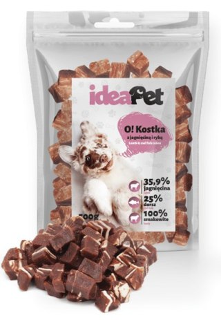 IdeaPet Kostka z jagnięciną i rybą 500g