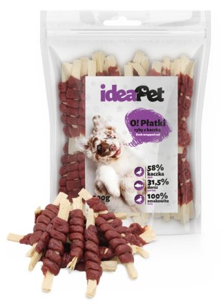 IdeaPet Płatki ryby z kaczką 500g