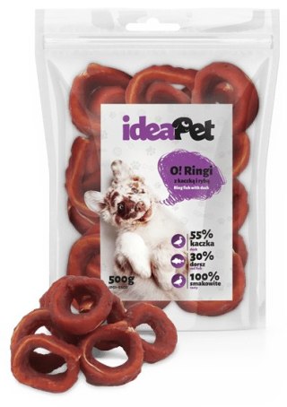 IdeaPet Ringi z kaczką i rybą 500g