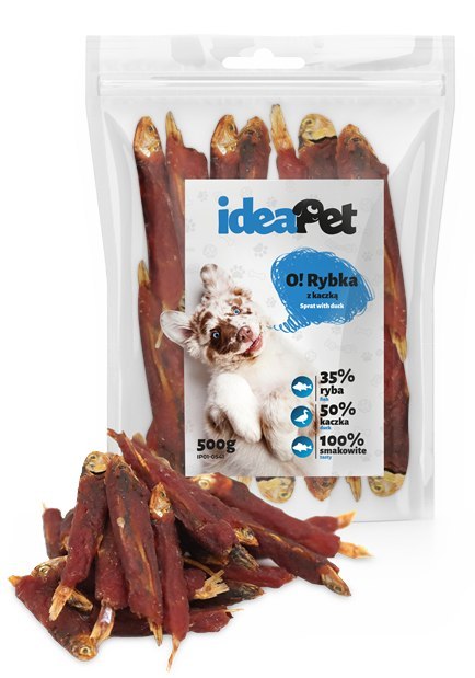 IdeaPet Rybka z kaczką 500g