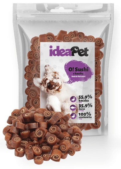 IdeaPet Sushi z kaczką 500g