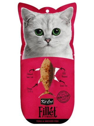 KIT CAT FILLET FRESH Tuńczyk & Wędzona ryba 30g