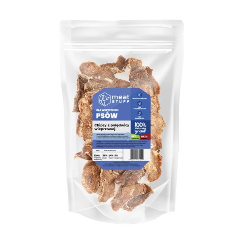 Meat Stuff Chipsy z polędwicy wieprzowej 100 g