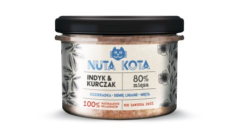 NUTA KOTA KARMA KOCIA INDYK I KURCZAK 80% MIĘSA 200 g