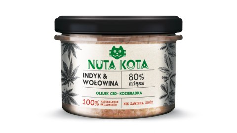 NUTA KOTA KARMA KOCIA INDYK I WOŁOWINA 80% MIĘSA