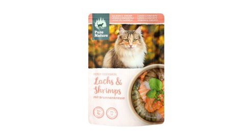 PURE NATURE CAT Lachs Shrimps - łosoś z krewetkami dla dorosłych kotów