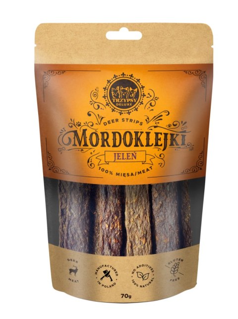 TRZY PSY MORDOKLEJKI Z JELENIA 70G