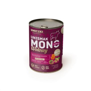 Uniszki Karma Mokra Monobiałkowa Wołowina 400g.