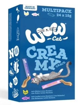 WOW CAT Creamy Snack Multipack (24x15g)