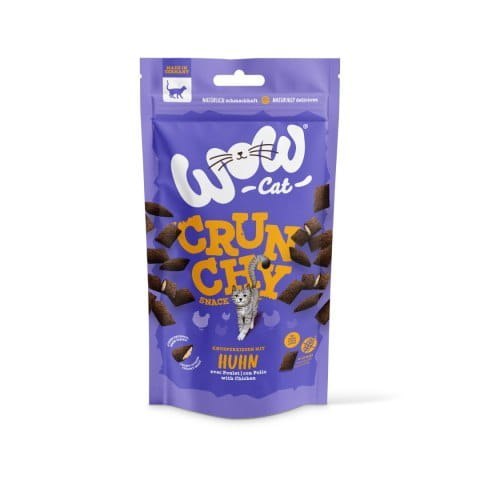 WOW CAT Crunchy Snack Huhn - chrupiące przysmaki z kurczakiem (60g)