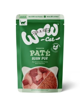 WOW CAT Huhn Pur - kurczak dla dorosłych kotów 125 g