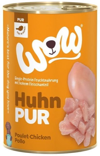 WOW Huhn Pur - czysty kurczak karma monobiałkowa dla psa 400 g