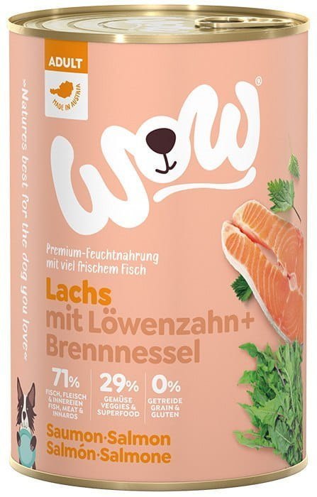 WOW Lachs - łosoś z mniszkiem lekarskim i pokrzywą