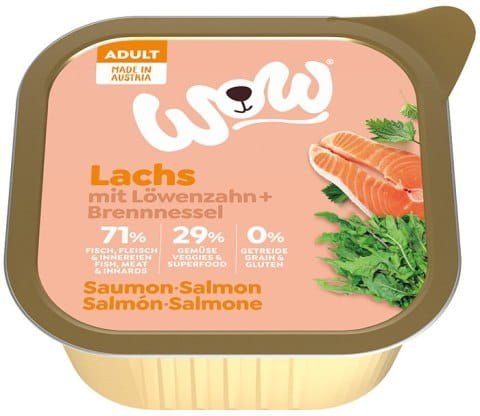 WOW Lachs - łosoś z mniszkiem lekarskim i pokrzywą