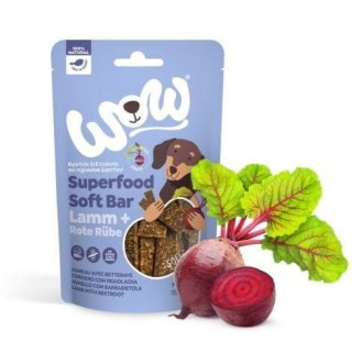 WOW Superfood Soft Bar Lamm - jagnięcina z buraczkami miękkie przysmaki dla psa (150g)