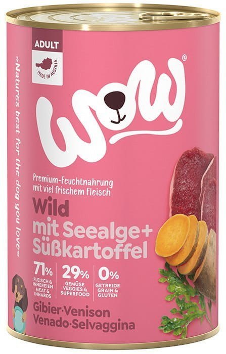 WOW Wild - dziczyzna z algami i batatami