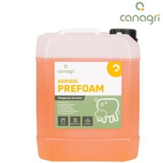 AGRISOL PreFoam 70 – pianowy płyn do mycia wymion przed dojem, 10 kg, Canagri