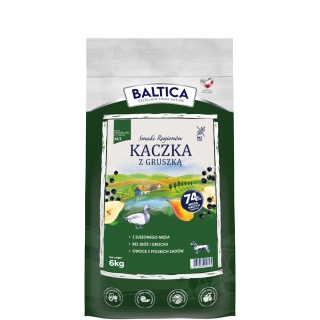 BALTICA SMAKI REGIONÓW Kaczka z Gruszką XS/S 6 kg – Bezzbożowa karma super premium dla małych psów