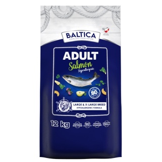 BALTICA EXCELLENT Adult Salmon Hypoallergenic L/XL 12 kg – Hipoalergiczna karma z łososiem dla psów ras dużych