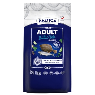 BALTICA EXCELLENT Adult Sensitive Baltic Fish L/XL 12 kg – Hipoalergiczna karma z dzikich ryb bałtyckich dla psów ras dużych