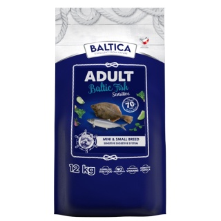 BALTICA EXCELLENT Adult Sensitive Baltic Fish XS/S 12kg – Hipoalergiczna karma z ryb bałtyckich dla psów małych i miniaturowych