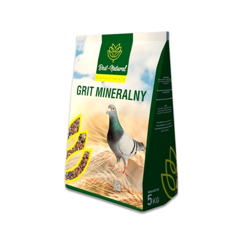 Best Natural Grit mineralny z muszlą i anyżem 5 kg – naturalne wsparcie trawienia i kondycji ptaków