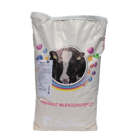 Biglak Cielak Len –2kg – preparat mlekozastępczy z siemieniem lnianym dla cieląt od 7 dnia życia