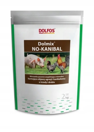 DOLFOS DOLMIX NO-KANIBAL 2 kg – Spokój, równowaga i harmonia w chlewni i kurniku