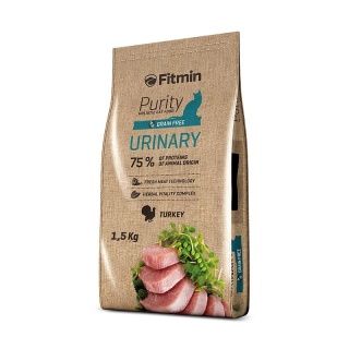 Fitmin Cat Purity Urinary 1,5 kg – Bezzbożowa karma wspierająca układ moczowy dorosłych kotów