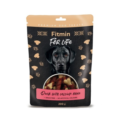 Fitmin FFL Dog – Przysmak z Kaczką i Kością Wapniową 200 g