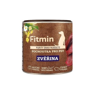Fitmin dog Purity Snax Nuggets dziczyzna przysmak dla psa 180g