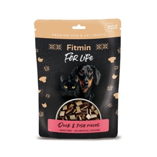 Fitmin FFL Dog&Cat – przysmak dla psa i kota kawałki kaczki i ryby 70g