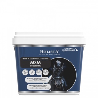 Holista Equine MSM Pure Form 900 g – Naturalne wsparcie dla stawów i kopyt koni