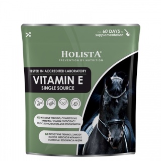 Holista Equine Vitamin E Single Source 400 g – Naturalna ochrona komórek i wsparcie mięśni koni