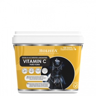 Holista Equine Vitamin C Pure Form 1000 g – Naturalne wsparcie odporności koni